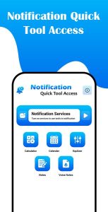 Notification Quick Tool Access – Android Template 2