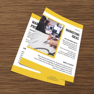 Professional Marketing Flyer – A4 PSD Templates 3