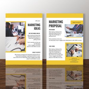 Professional Marketing Flyer – A4 PSD Templates 5