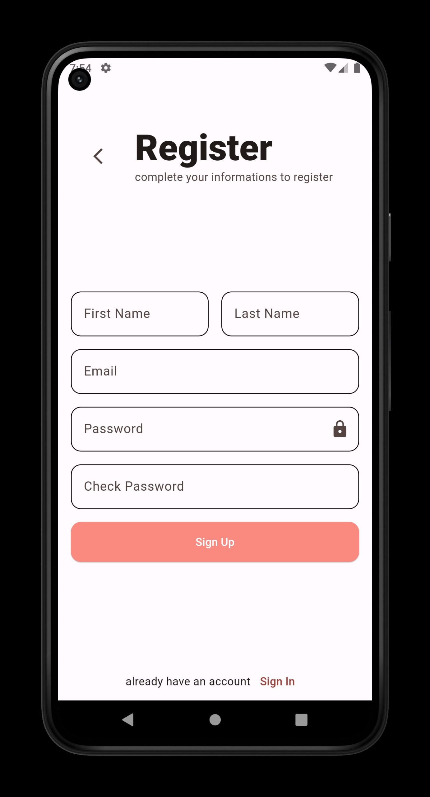 Flutter Authentication Design UI Kit 6