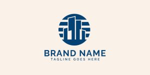 Modern building logo design template 1