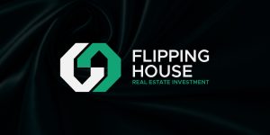 Real Estate Flipping House Logo Design Template 1