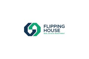 Real Estate Flipping House Logo Design Template 2