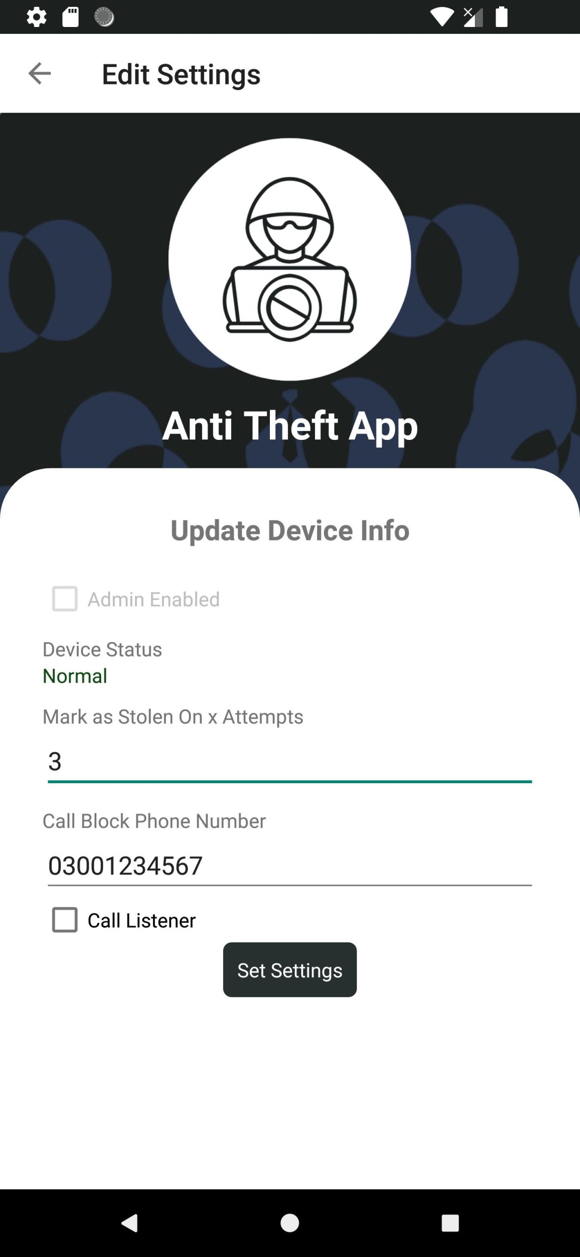 Android Anti Theft App Android 6