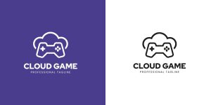 Cloud Game Logo Design 2
