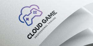 Cloud Game Logo Design 1