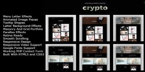 Crypto – Creative Portfolio Template 1